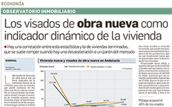 Observatorio Inmobiliario – Los visados de obra nueva como indicador dinámico de la vivienda en Andalucía