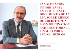 La valoración inmobiliaria en el reciente documento de la EBA