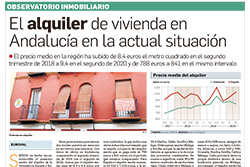 El alquiler de la vivienda en Andalucía en la situación actual