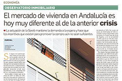 El mercado de vivienda en Andalucía es hoy muy diferente al de la anterior crisis