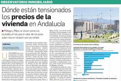 DÓNDE ESTÁN TENSIONADOS LOS PRECIOS DE LA VIVIENDA EN ANDALUCÍA