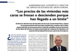 “Los precios de las viviendas más caras se frenan o descienden porque han llegado a un límite”