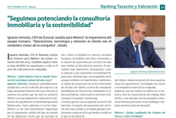 “Seguimos potenciando la consultoría inmobiliaria y la sostenibilidad”